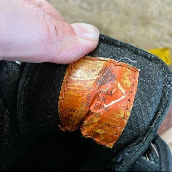 Harley Davidson Faded Glory Black 6" Logger Boots: 7 - Picture 9 of 9